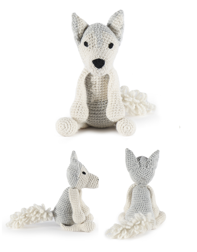 toft ed's animal lexi the husky amigurumi crochet